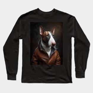 Royal Portrait of a Bull Terrier Long Sleeve T-Shirt